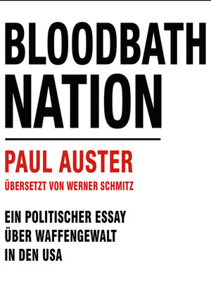 cover image of Bloodbath Nation